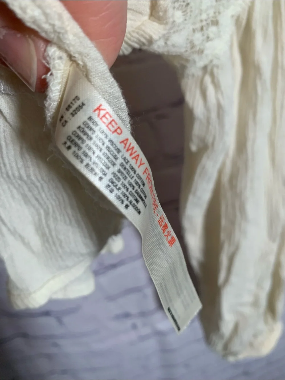 Free People Women Firecracker Top Off White Button Front Size S Boho Cottagecore